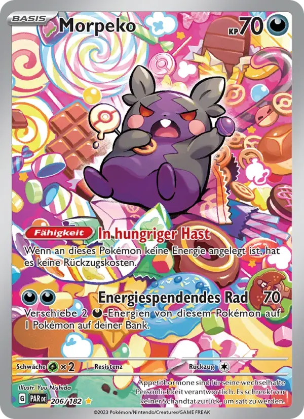 Morpeko — Paradoxrift 206 German Pokémon card