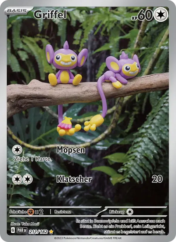 Griffel — Paradoxrift 211 German Pokémon card