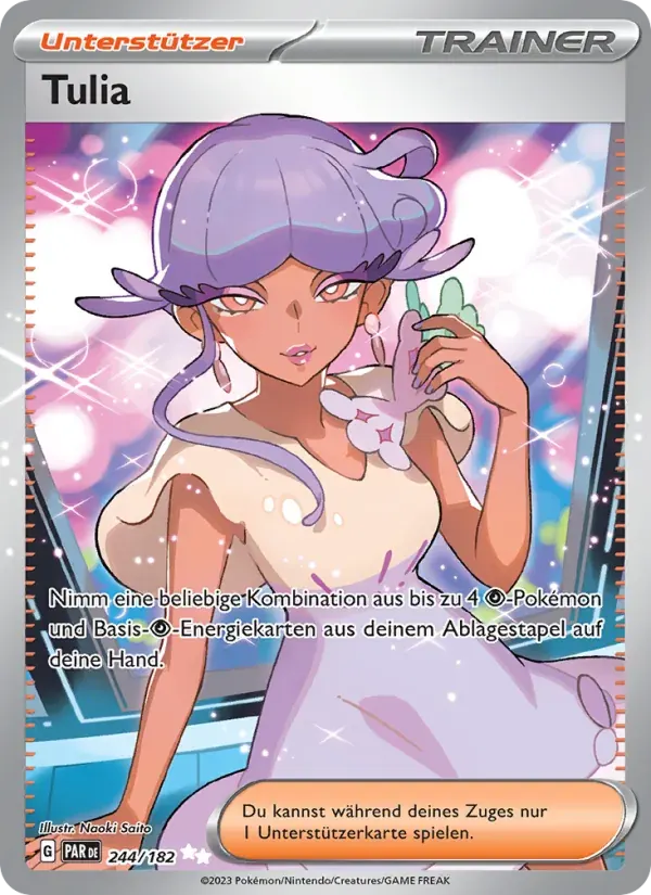 Tulia — Paradoxrift 244 German Pokémon card
