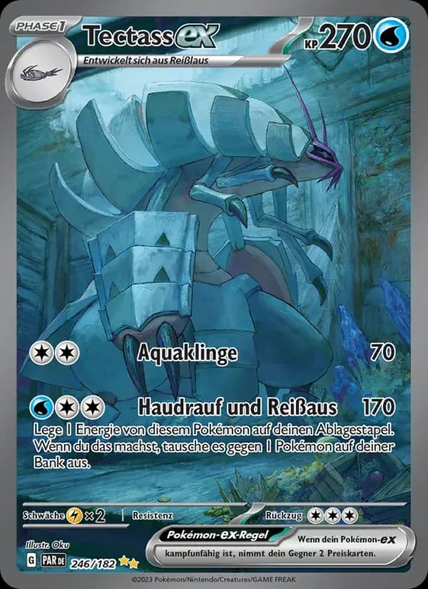 Tectass-ex — Paradoxrift 246 German Pokémon card