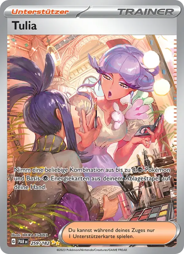 Tulia — Paradoxrift 259 German Pokémon card