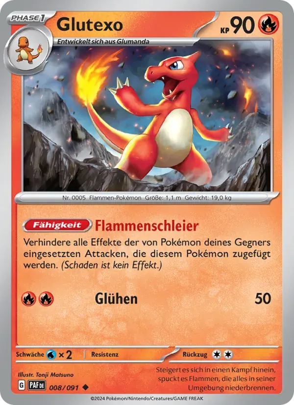 Glutexo — Paldeas Schicksale 8 German Pokémon card