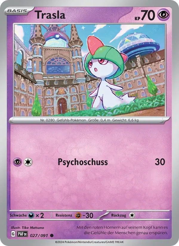Trasla — Paldeas Schicksale 27 German Pokémon card