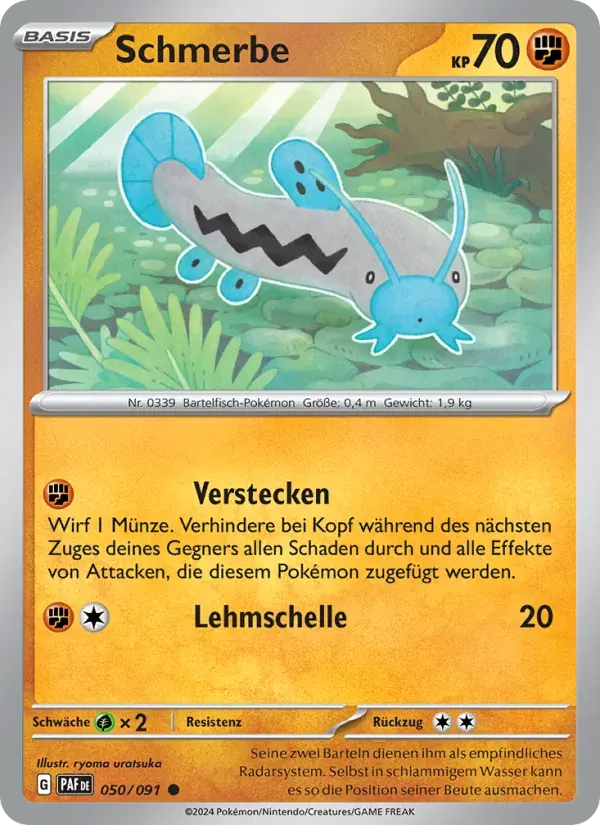 Schmerbe — Paldeas Schicksale 50 German Pokémon card