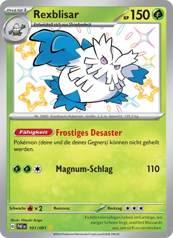 Rexblisar — Paldeas Schicksale 101 German Pokémon card