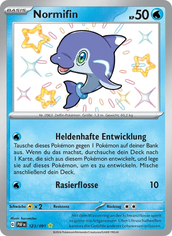 Normifin — Paldeas Schicksale 123 German Pokémon card