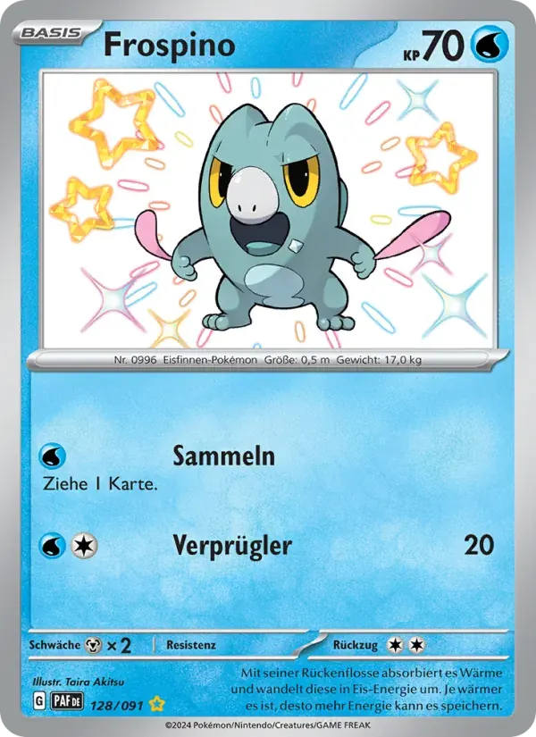 Frospino — Paldeas Schicksale 128 German Pokémon card