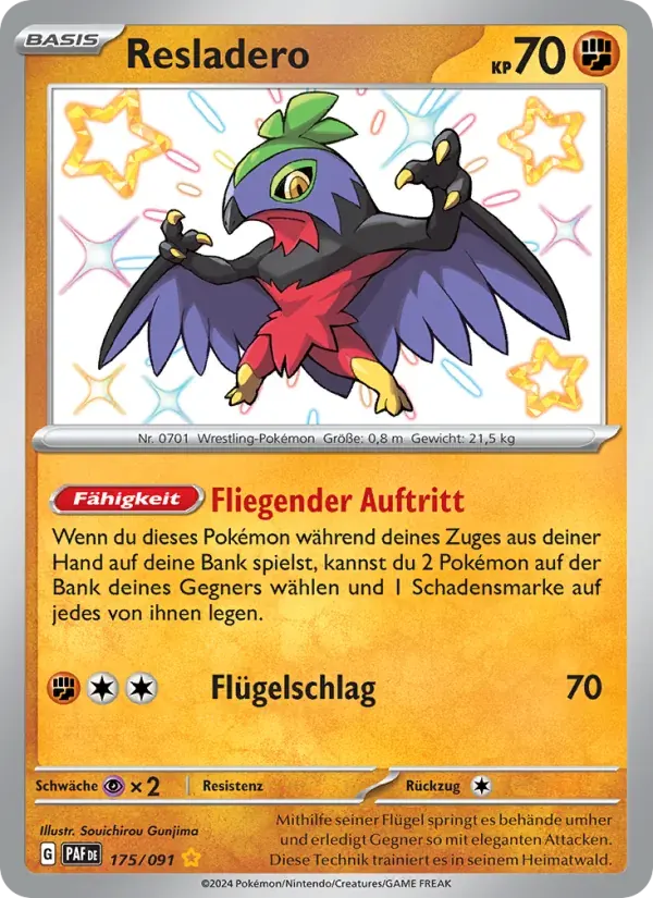 Resladero — Paldeas Schicksale 175 German Pokémon card