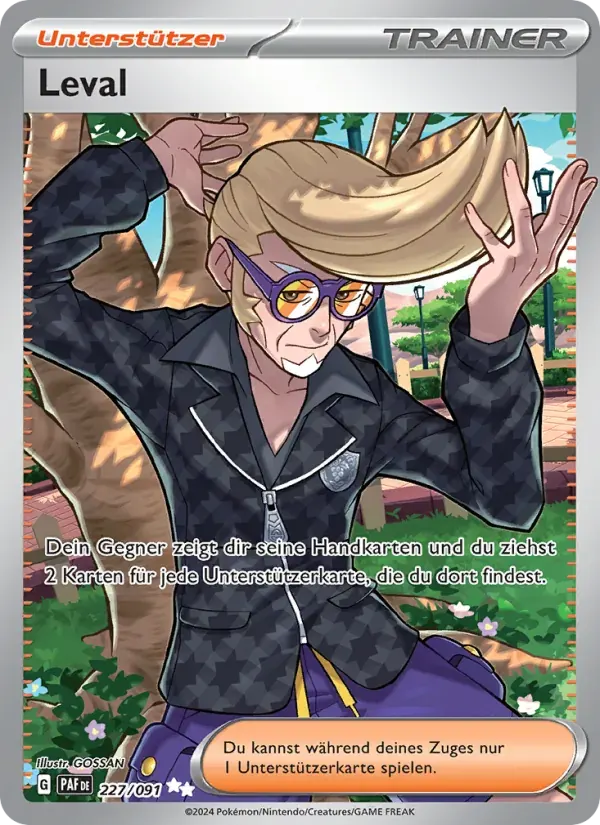 Leval — Paldeas Schicksale 227 German Pokémon card