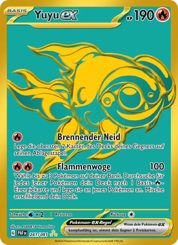 Yuyu-ex — Paldeas Schicksale 241 German Pokémon card