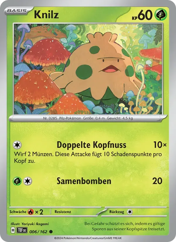 Knilz — Gewalten der Zeit 6 German Pokémon card