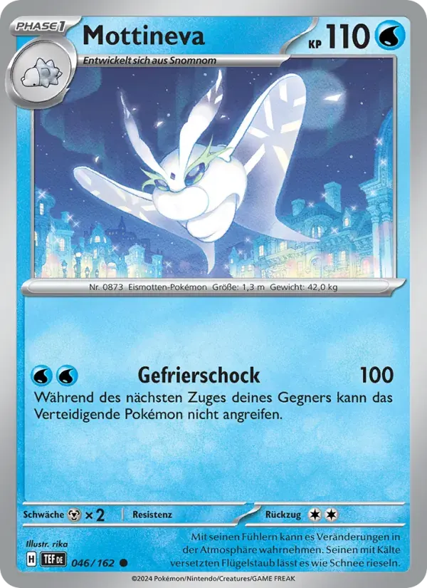 Mottineva — Gewalten der Zeit 46 German Pokémon card