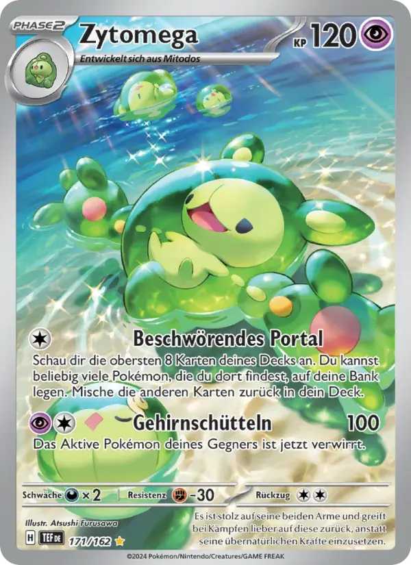 Zytomega — Gewalten der Zeit 171 German Pokémon card