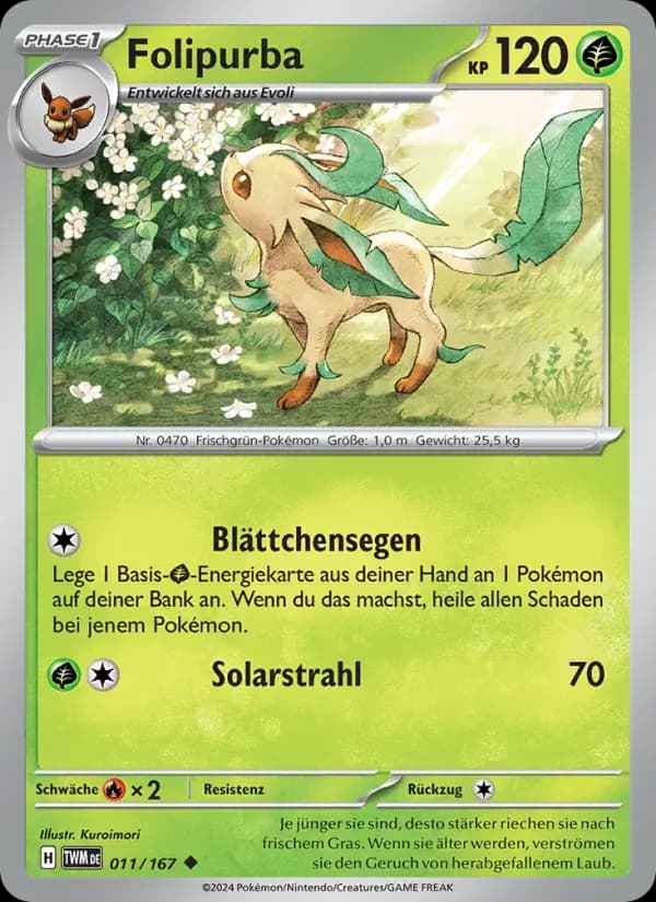 Folipurba — Maskerade im Zwielicht 11 German Pokémon card