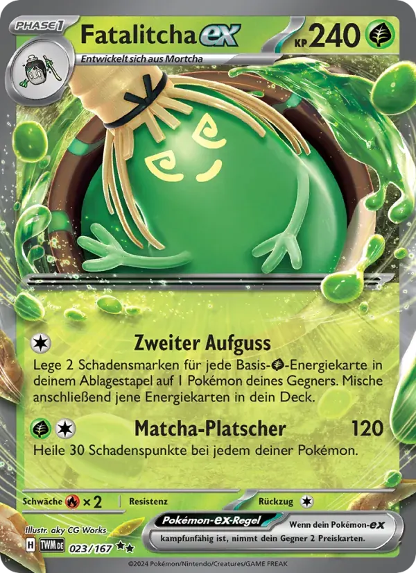 Fatalitcha-ex — Maskerade im Zwielicht 23 German Pokémon card