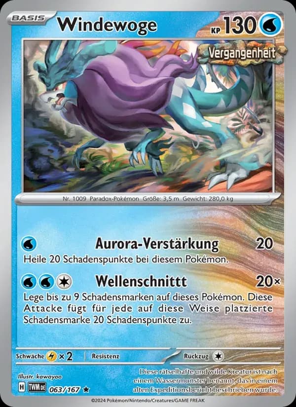 Windewoge — Maskerade im Zwielicht 63 German Pokémon card