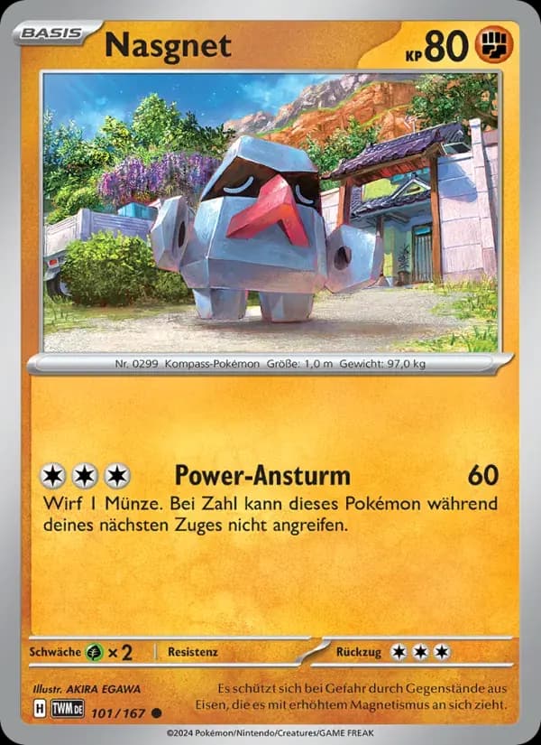 Nasgnet — Maskerade im Zwielicht 101 German Pokémon card
