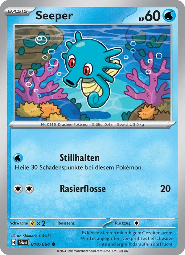 Seeper — Nebel der Sagen 10 German Pokémon card