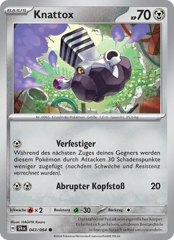 Knattox — Nebel der Sagen 43 German Pokémon card