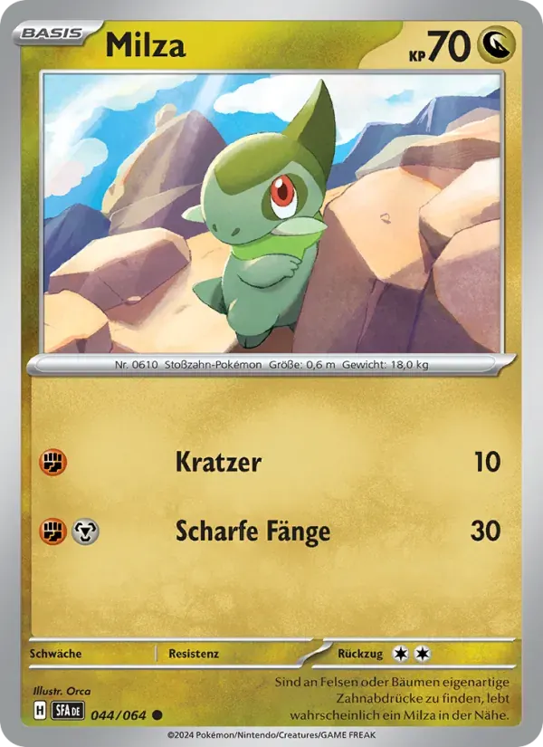 Milza — Nebel der Sagen 44 German Pokémon card