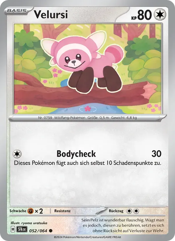 Velursi — Nebel der Sagen 52 German Pokémon card