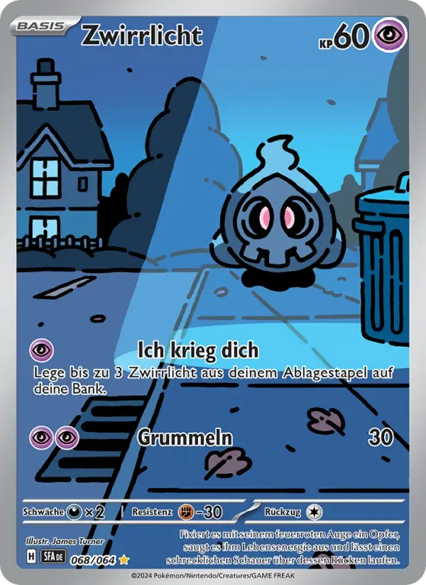 Zwirrlicht — Nebel der Sagen 68 German Pokémon card