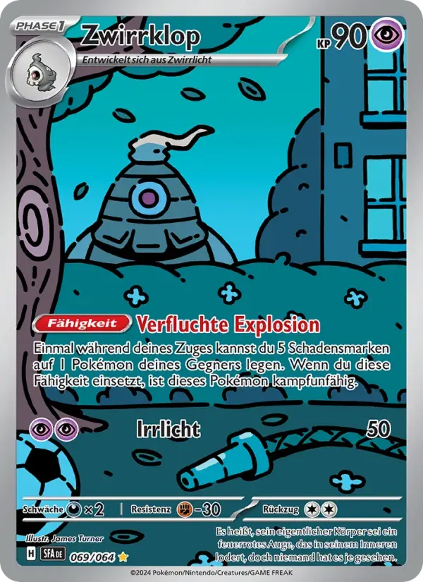 Zwirrklop — Nebel der Sagen 69 German Pokémon card