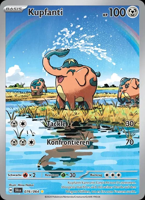 Kupfanti — Nebel der Sagen 76 German Pokémon card