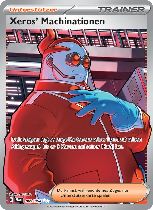 Xeros' Machinationen — Nebel der Sagen 89 German Pokémon card