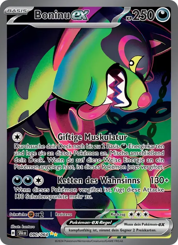 Boninu-ex — Nebel der Sagen 90 German Pokémon card