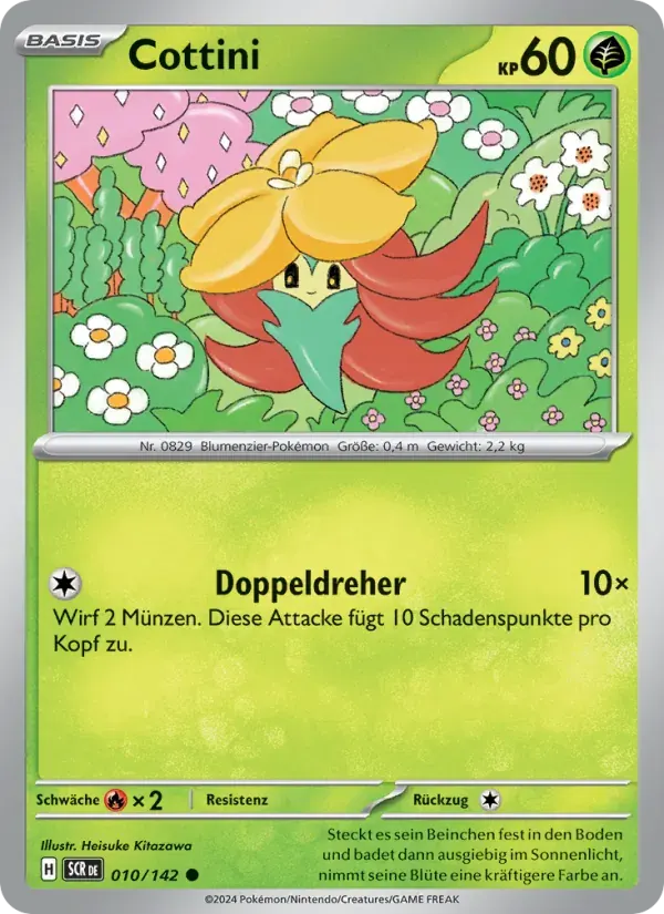 Cottini — Stellarkrone 10 German Pokémon card