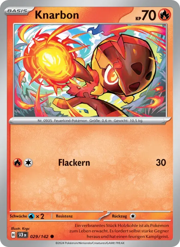 Knarbon — Stellarkrone 29 German Pokémon card