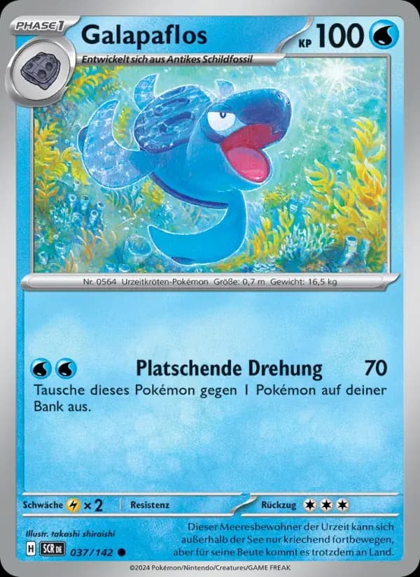 Galapaflos — Stellarkrone 37 German Pokémon card