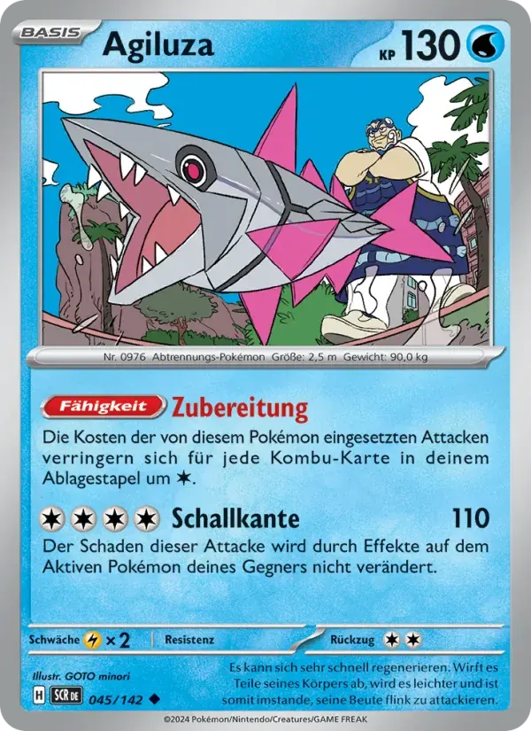 Agiluza — Stellarkrone 45 German Pokémon card