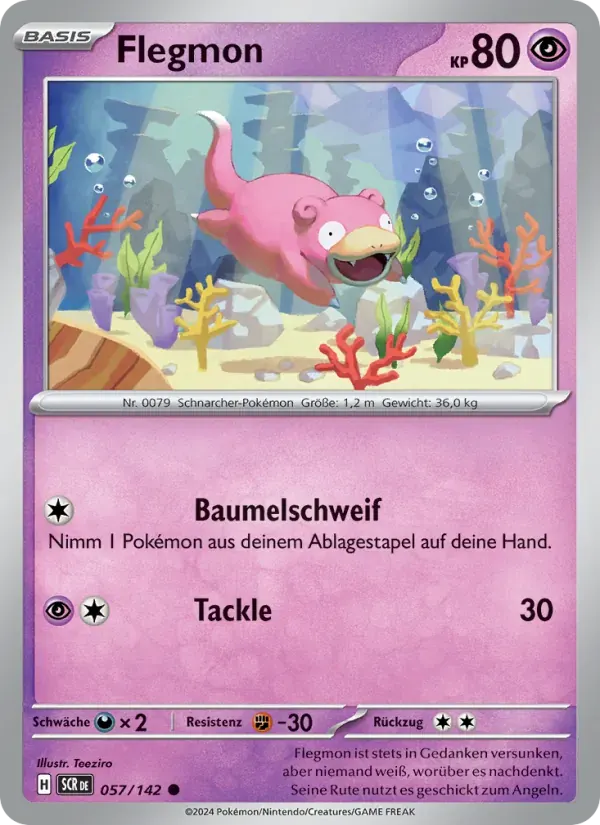 Flegmon — Stellarkrone 57 German Pokémon card