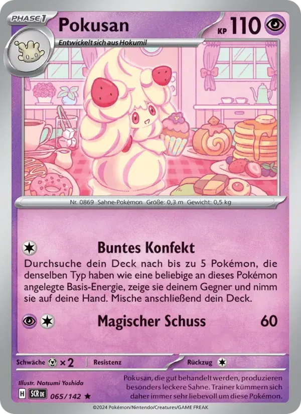 Pokusan — Stellarkrone 65 German Pokémon card