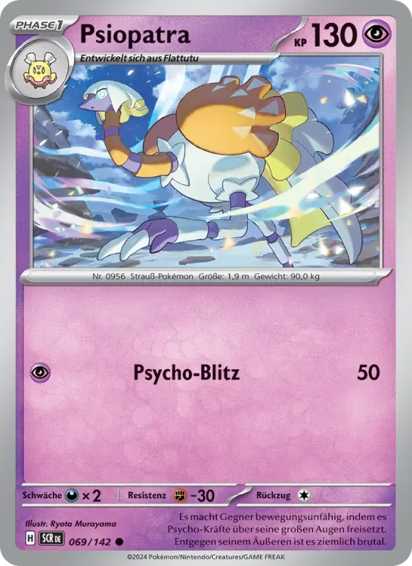Psiopatra — Stellarkrone 69 German Pokémon card