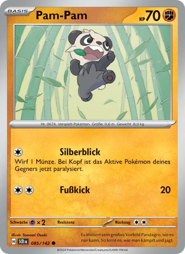 Pam-Pam — Stellarkrone 85 German Pokémon card
