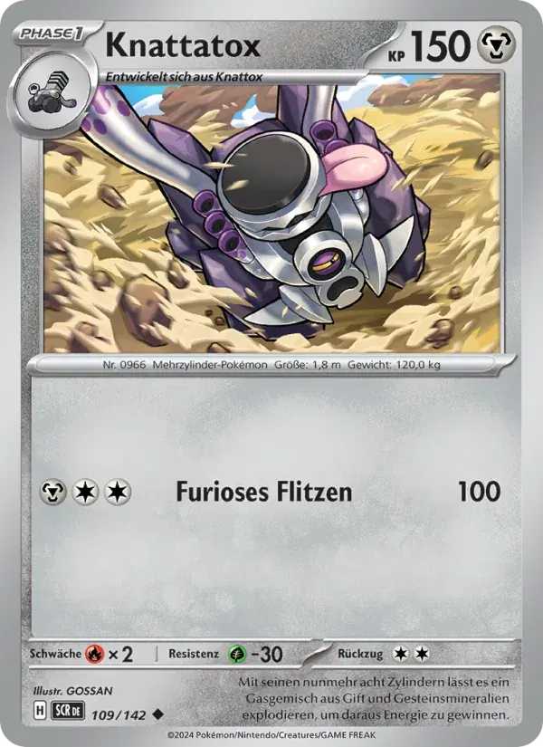 Knattatox — Stellarkrone 109 German Pokémon card