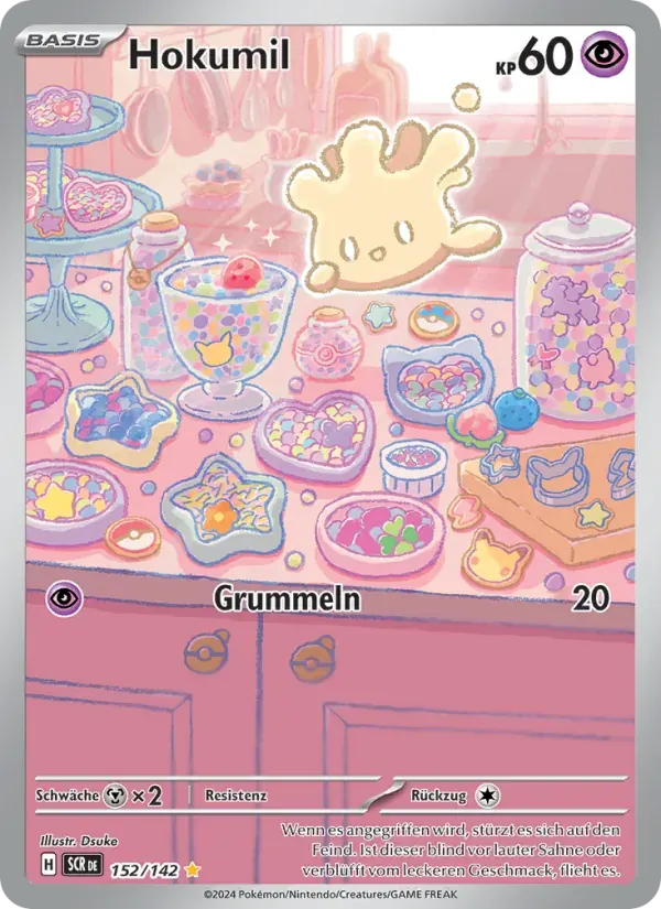 Hokumil — Stellarkrone 152 German Pokémon card