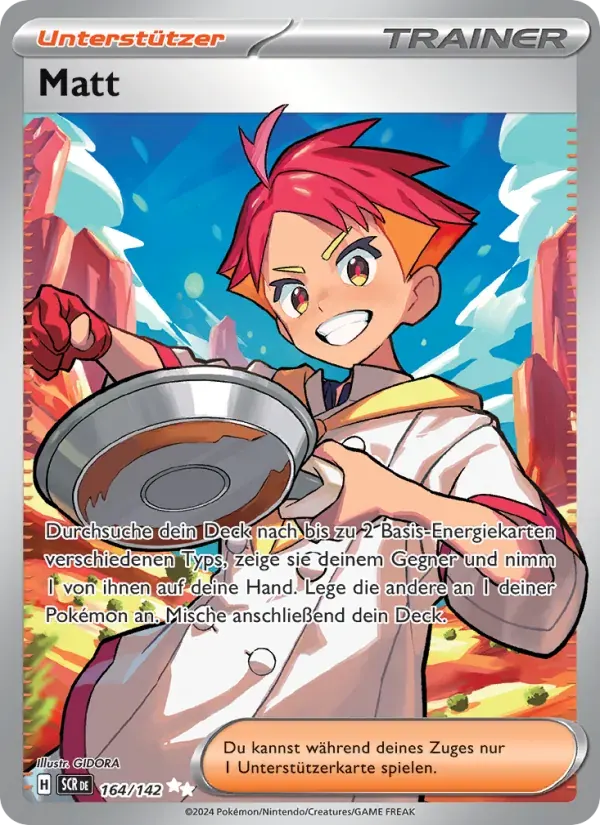 Matt — Stellarkrone 164 German Pokémon card