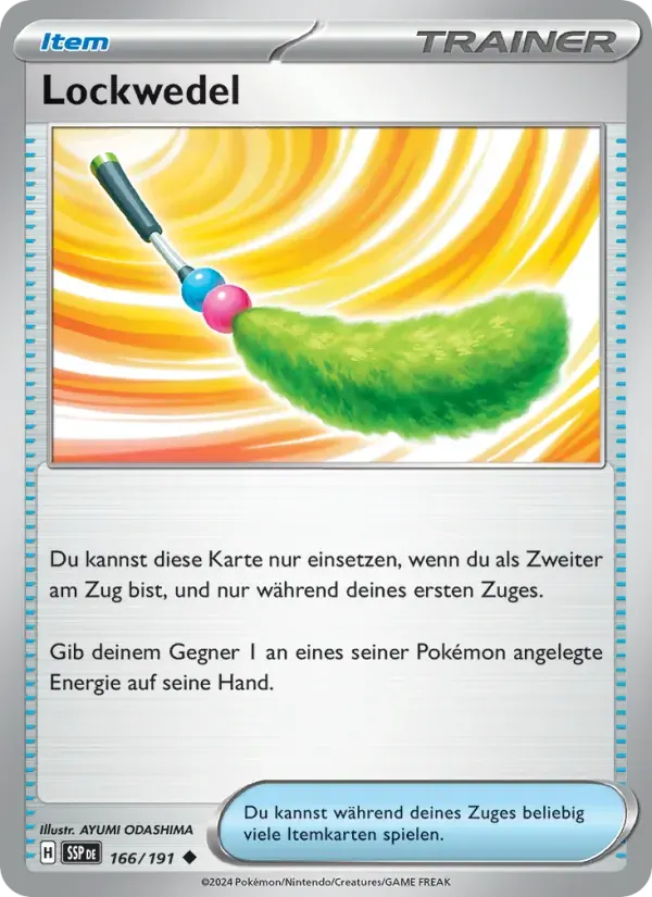 Lockwedel — Stürmische Funken 166 German Pokémon card