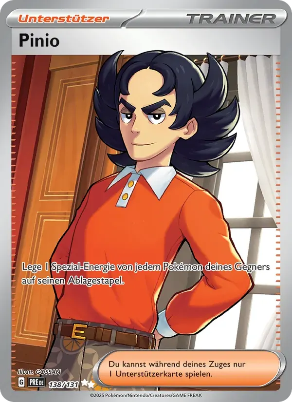 Pinio — Prismatische Entwicklungen 138 German Pokémon card