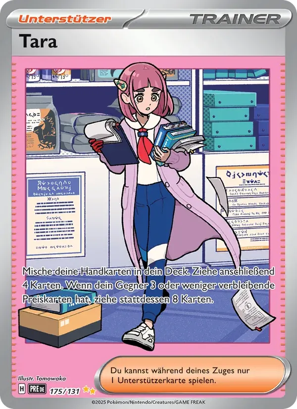 Tara — Prismatische Entwicklungen 175 German Pokémon card