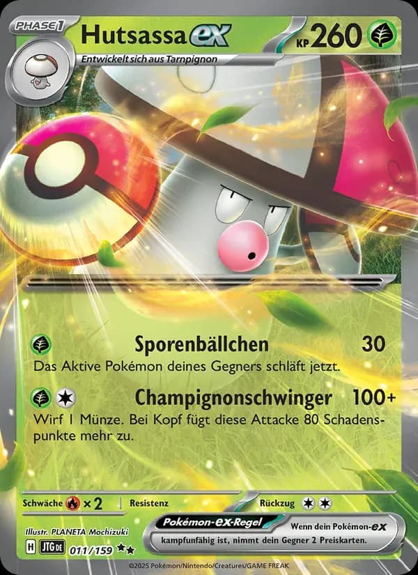 Hutsassa-ex — Reisegefährten 11 German Pokémon card