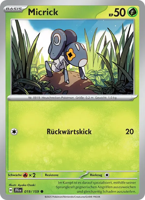 Micrick — Reisegefährten 19 German Pokémon card