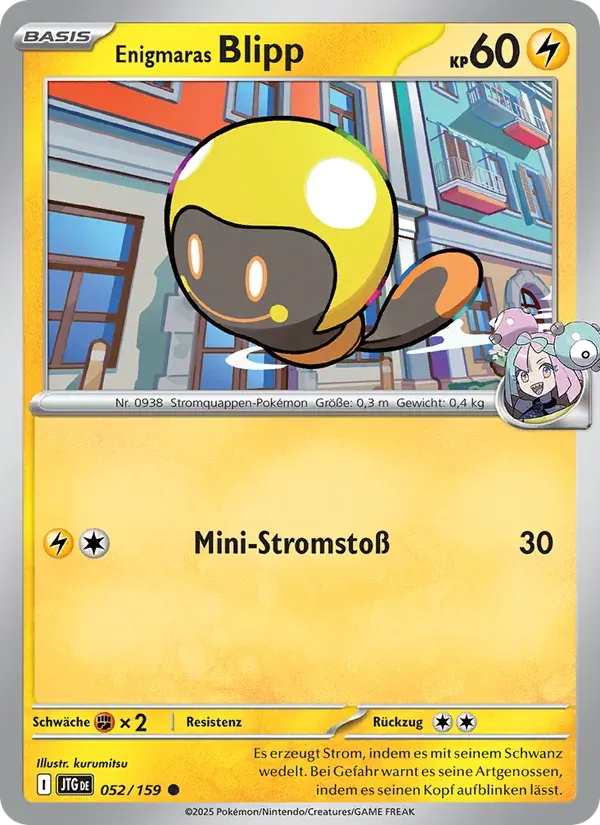 Enigmaras Blipp — Reisegefährten 52 German Pokémon card