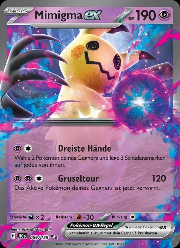Mimigma-ex — Reisegefährten 69 German Pokémon card