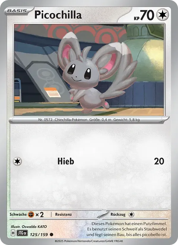 Picochilla — Reisegefährten 125 German Pokémon card