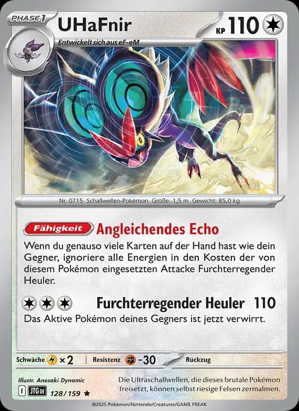 UHaFnir — Reisegefährten 128 German Pokémon card